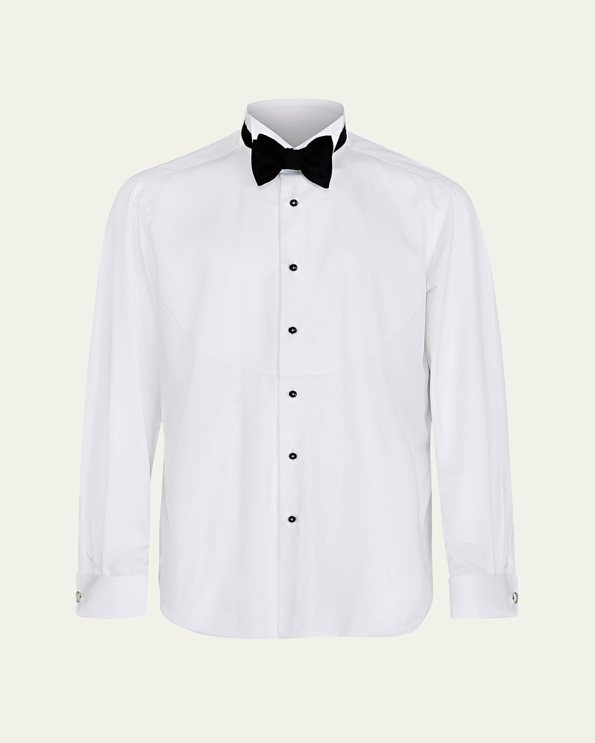 Men's Formal Smoking Shirt in Cotton