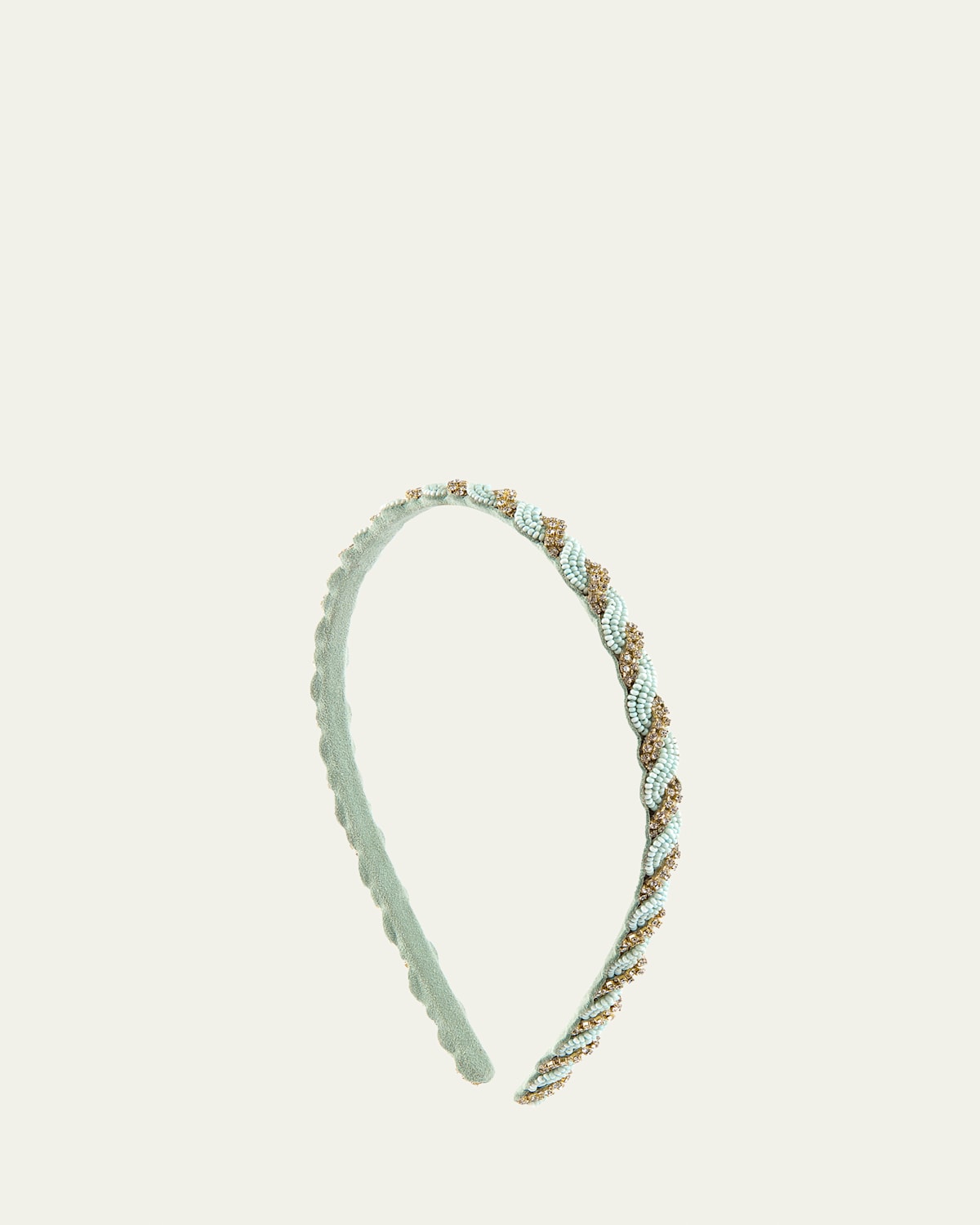 Dita Beaded Glass Headband