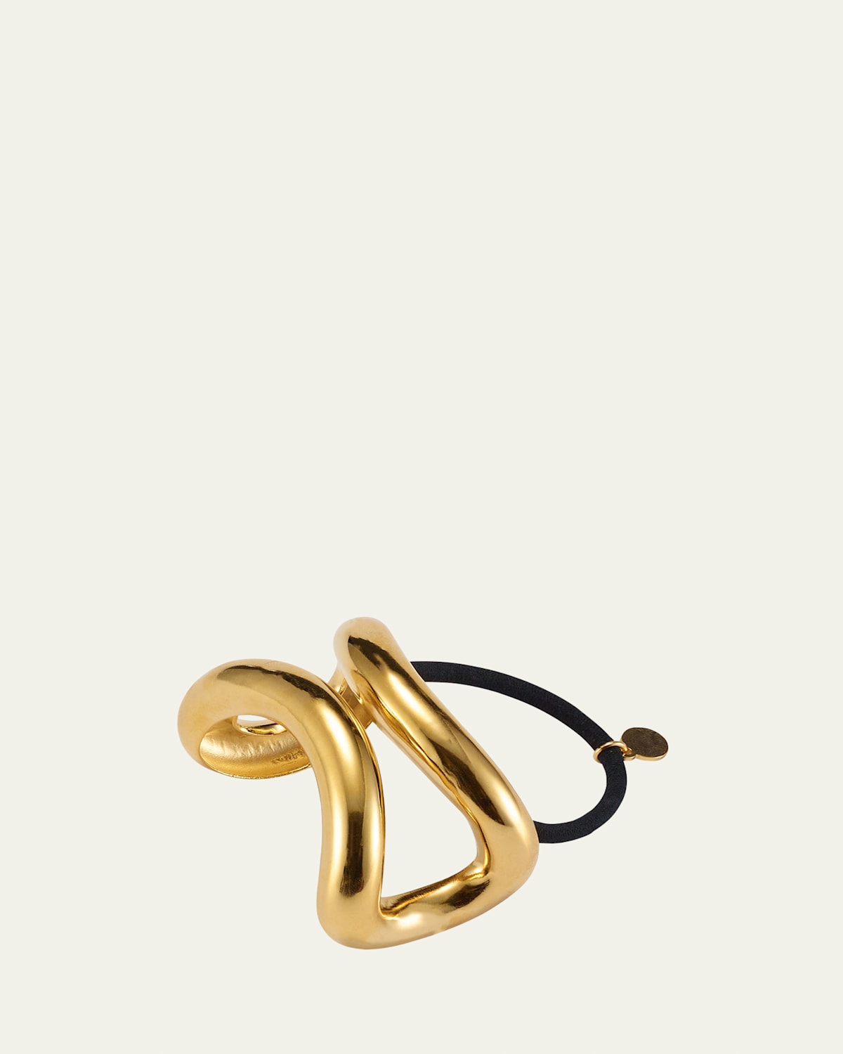 Glossy Arched Ponytail Cuff