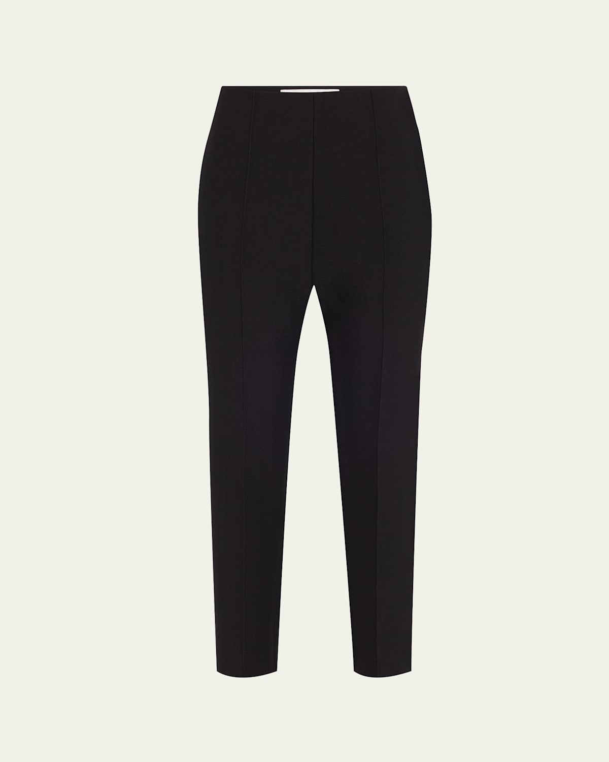 Roland Mouret Skinny Crepe Cropped Trousers In Black