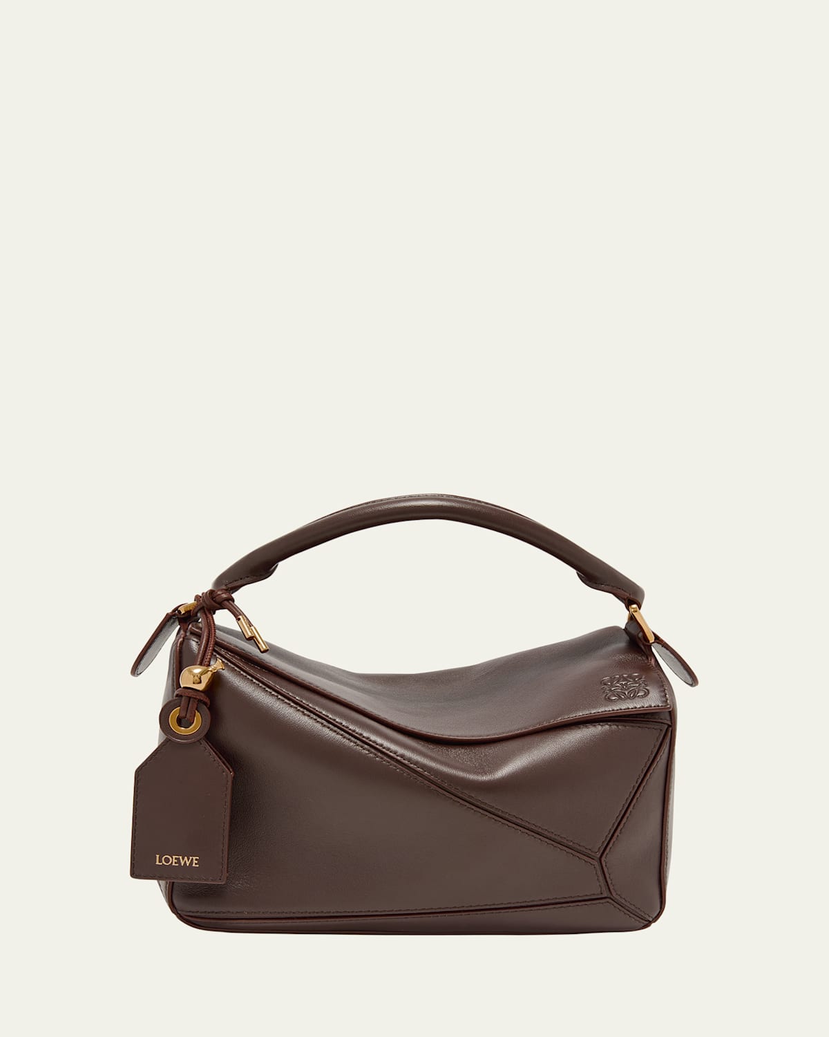 Loewe Puzzle Elevated Small Top-handle Bag In Leather