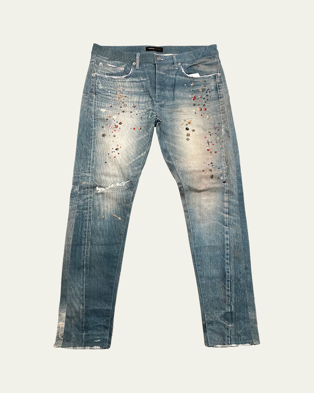 Men's Cyanine Jewel Skinny Jeans