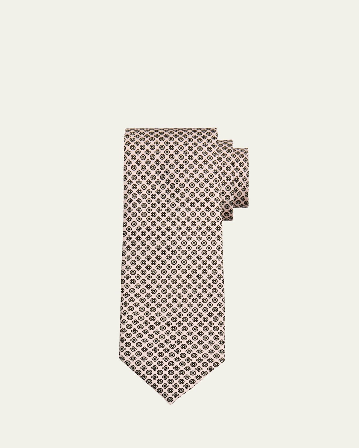 Men's Mini Medallion Silk Tie