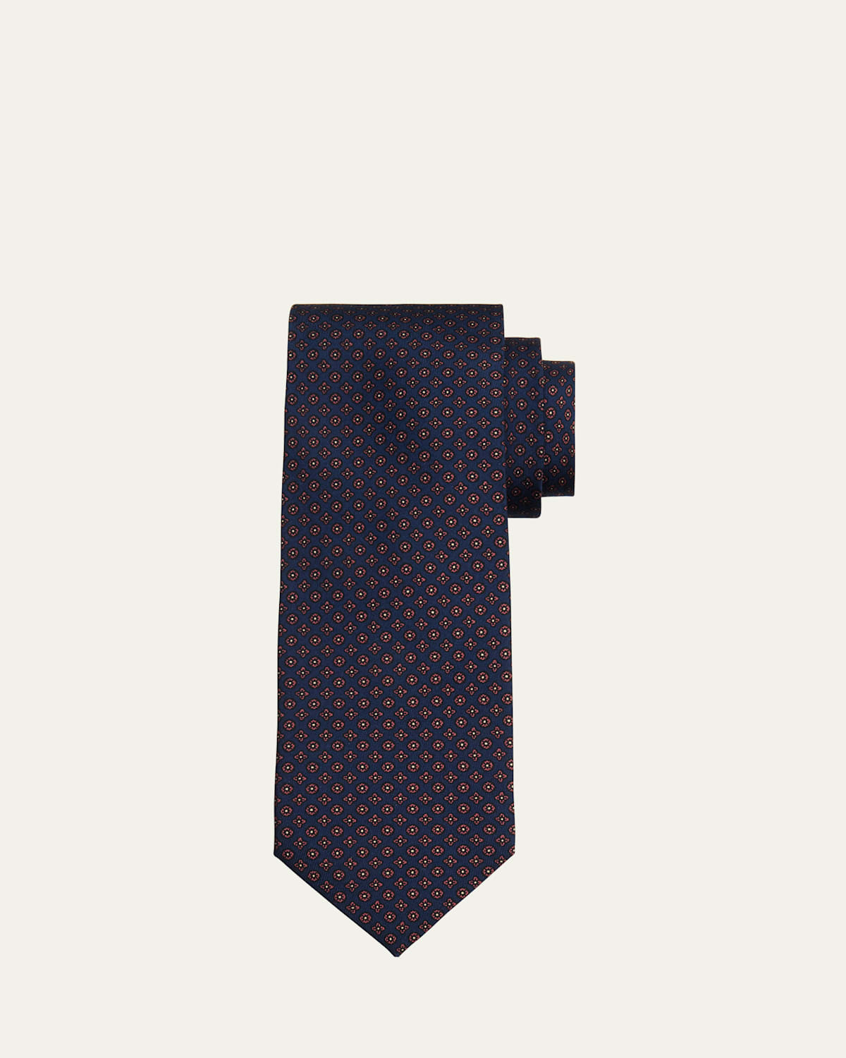 Men's Mini Medallion Silk Tie
