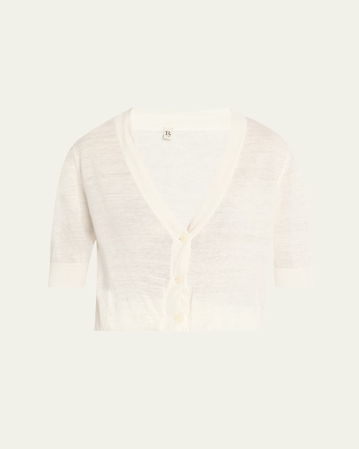 Linen Balloon Cardigan