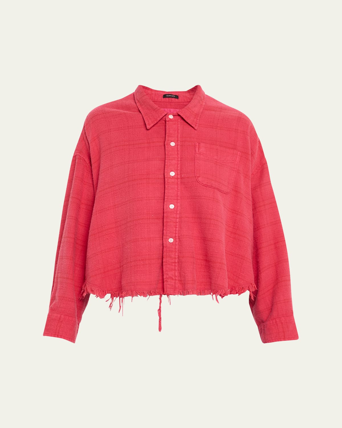 Cropped Long-Sleeve Shirt