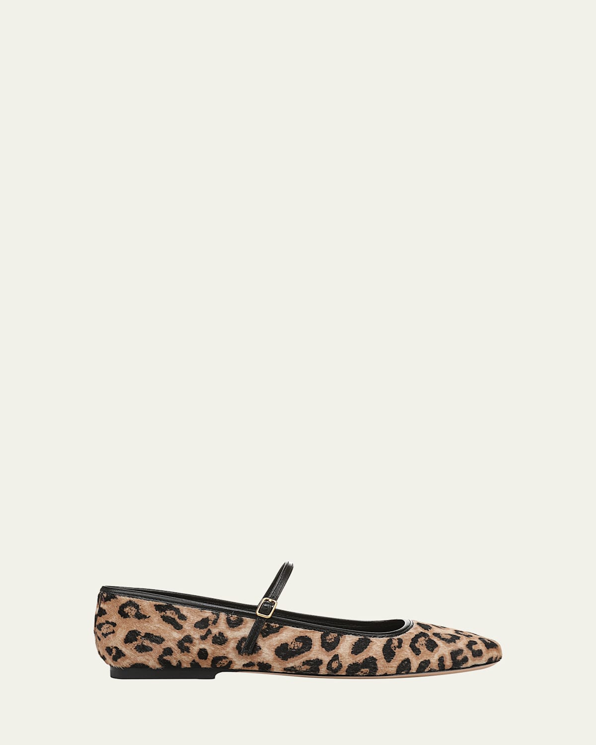Veronica Beard Ellie Leopard-print Mary Jane Ballet Flats In Animal Print