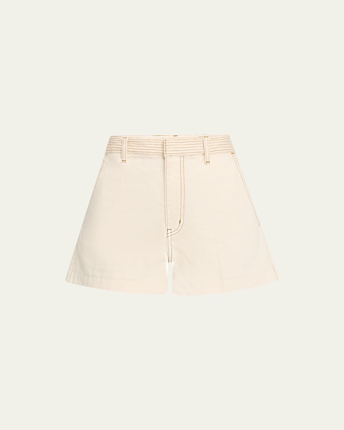 Frame The Trapunto Denim Shorts