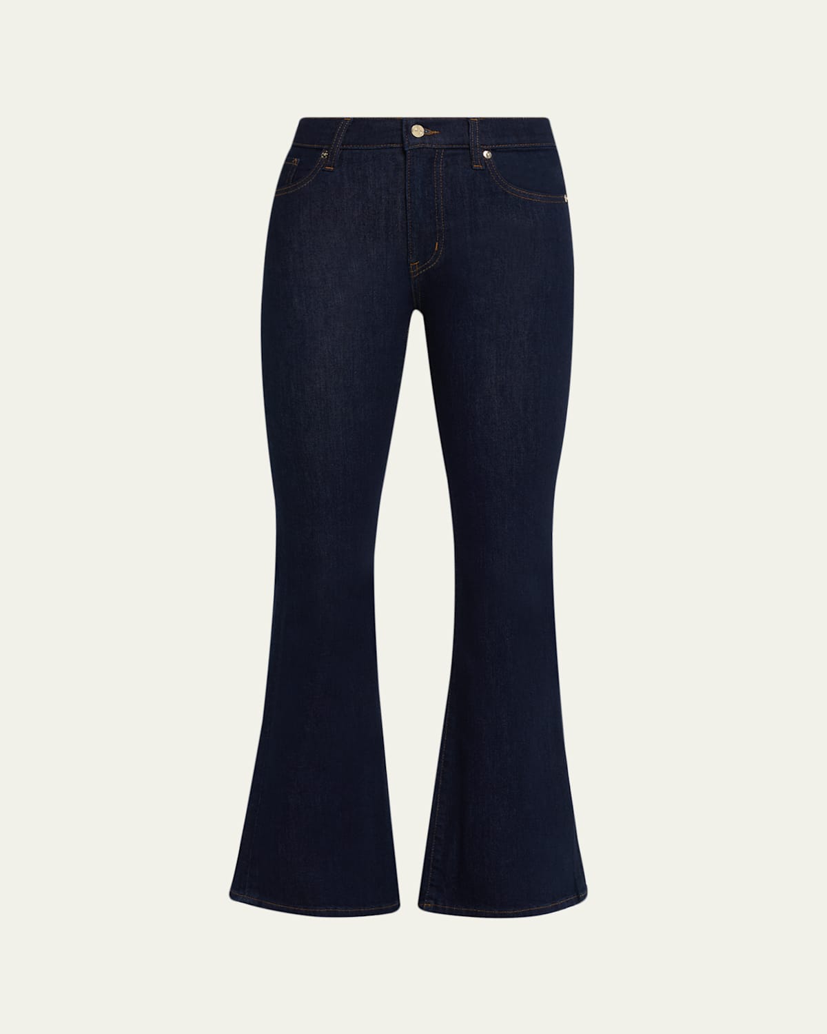 Frame The Icon Flare Jeans In Blue
