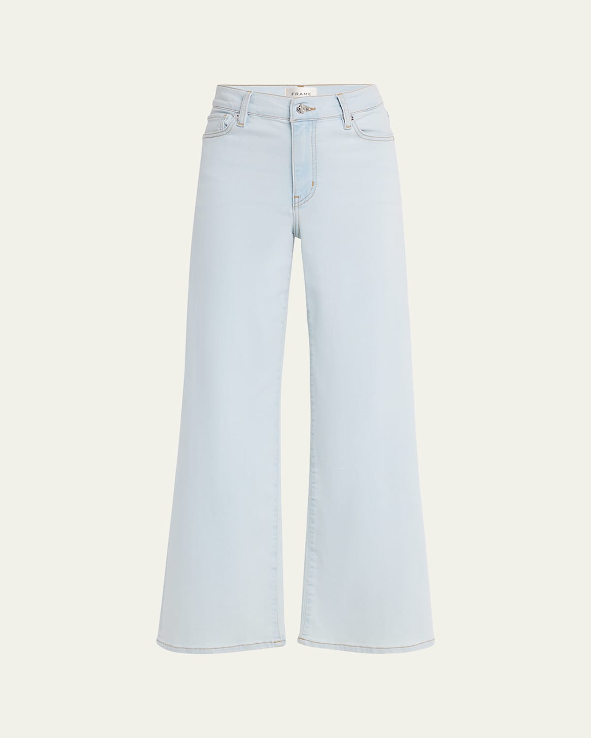 Frame Le Slim Palazzo Jeans In White