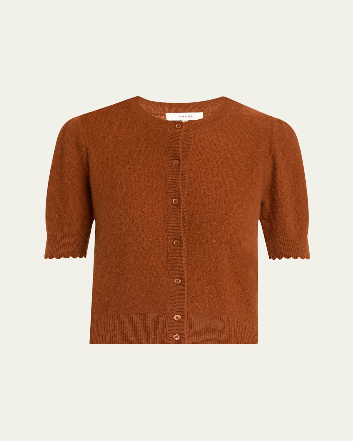 Frame The Cashmere Pointelle Cardigan