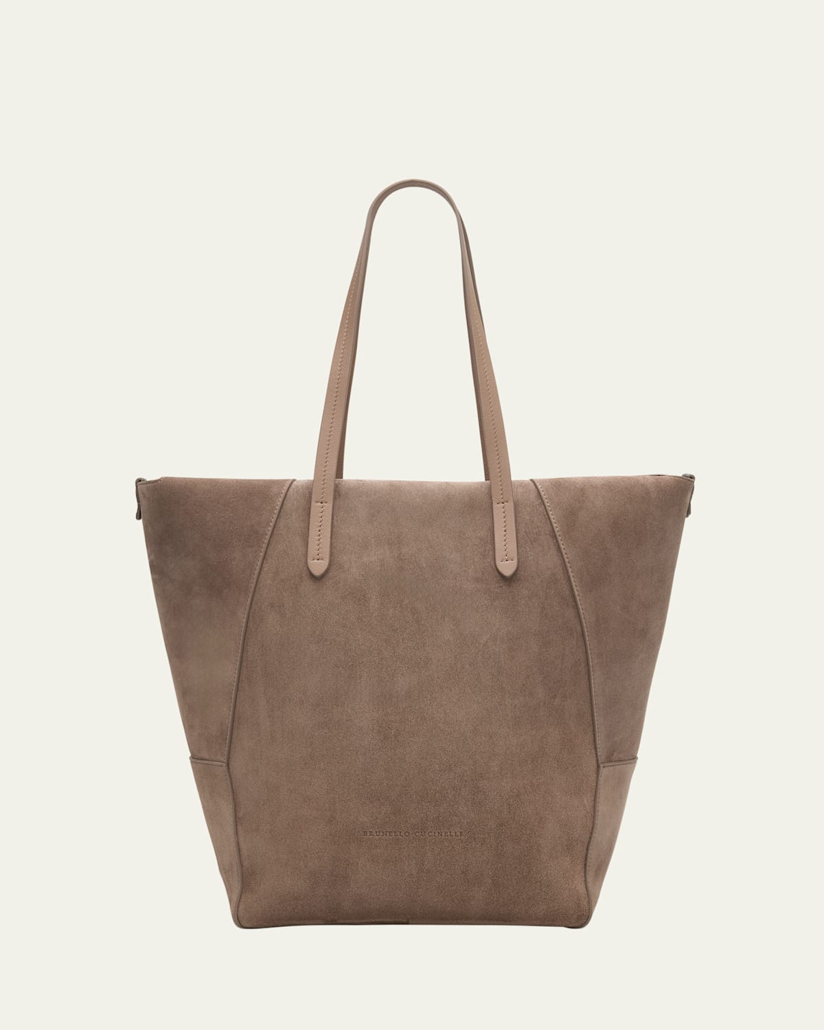 Brunello Cucinelli Duo East-west Suede Tote Bag