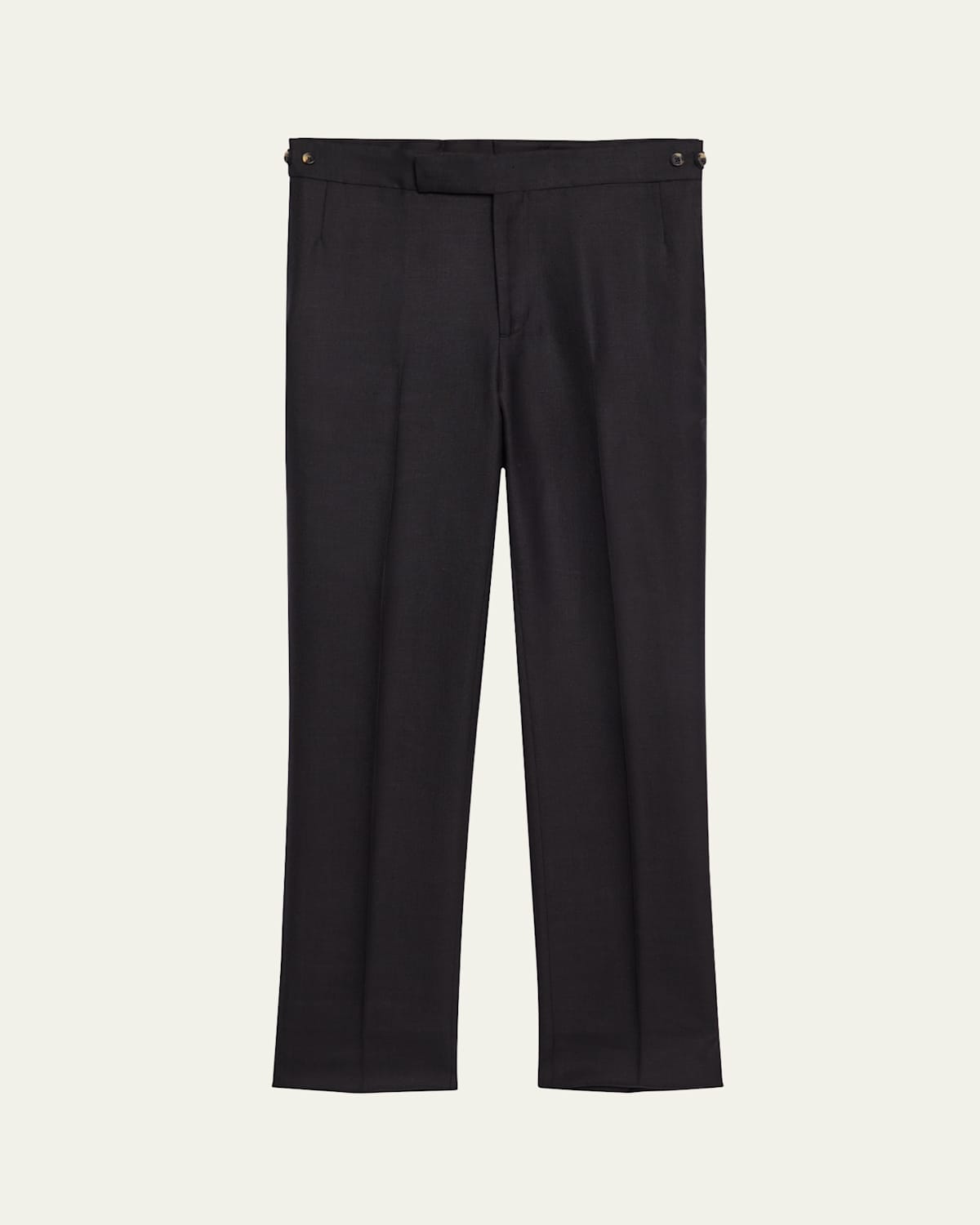 Gabriela Hearst Men's Sebastian Straight-fit Pants In Black
