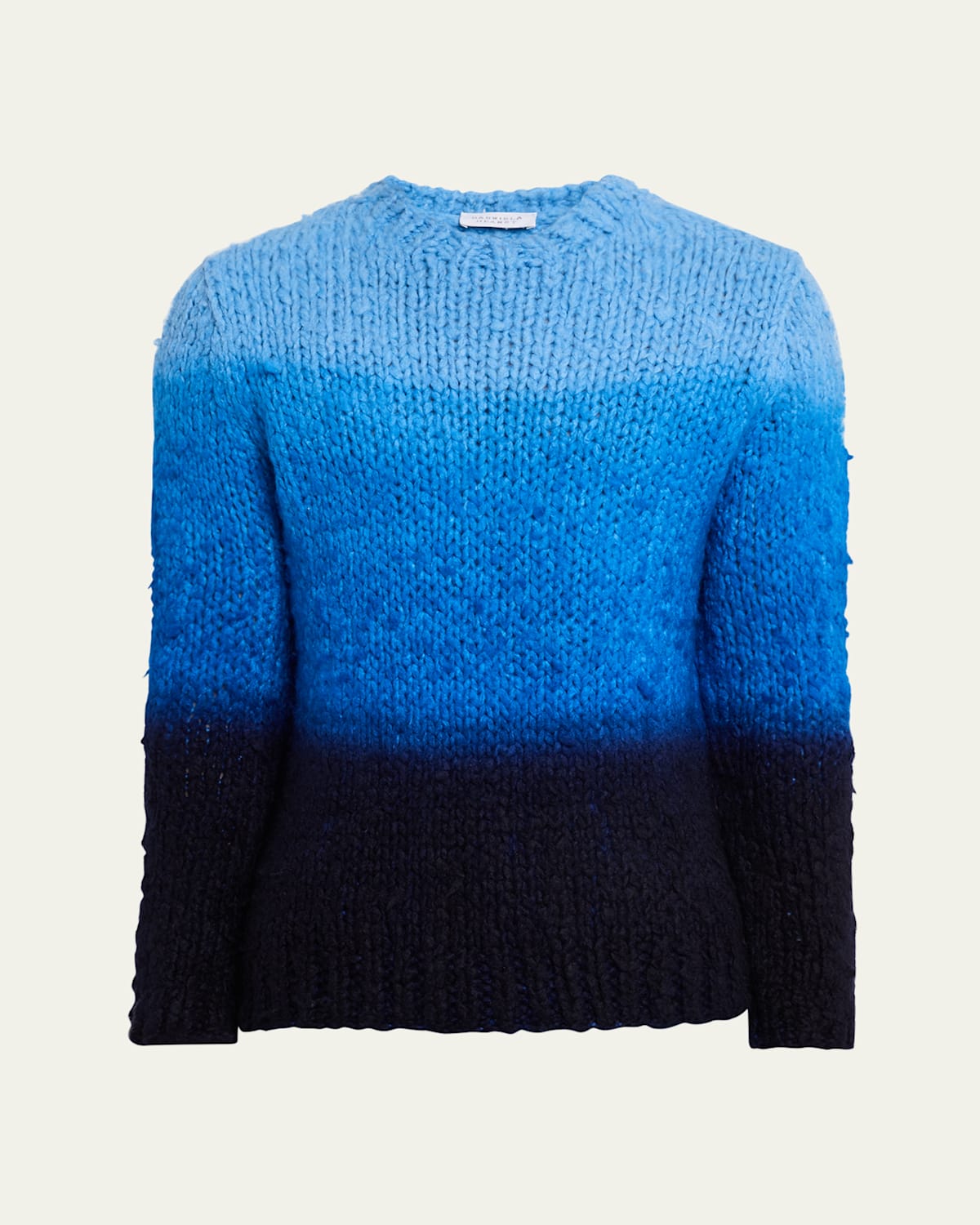 Men's Aion Cashmere Dip-Dye Knit Crewneck Sweater
