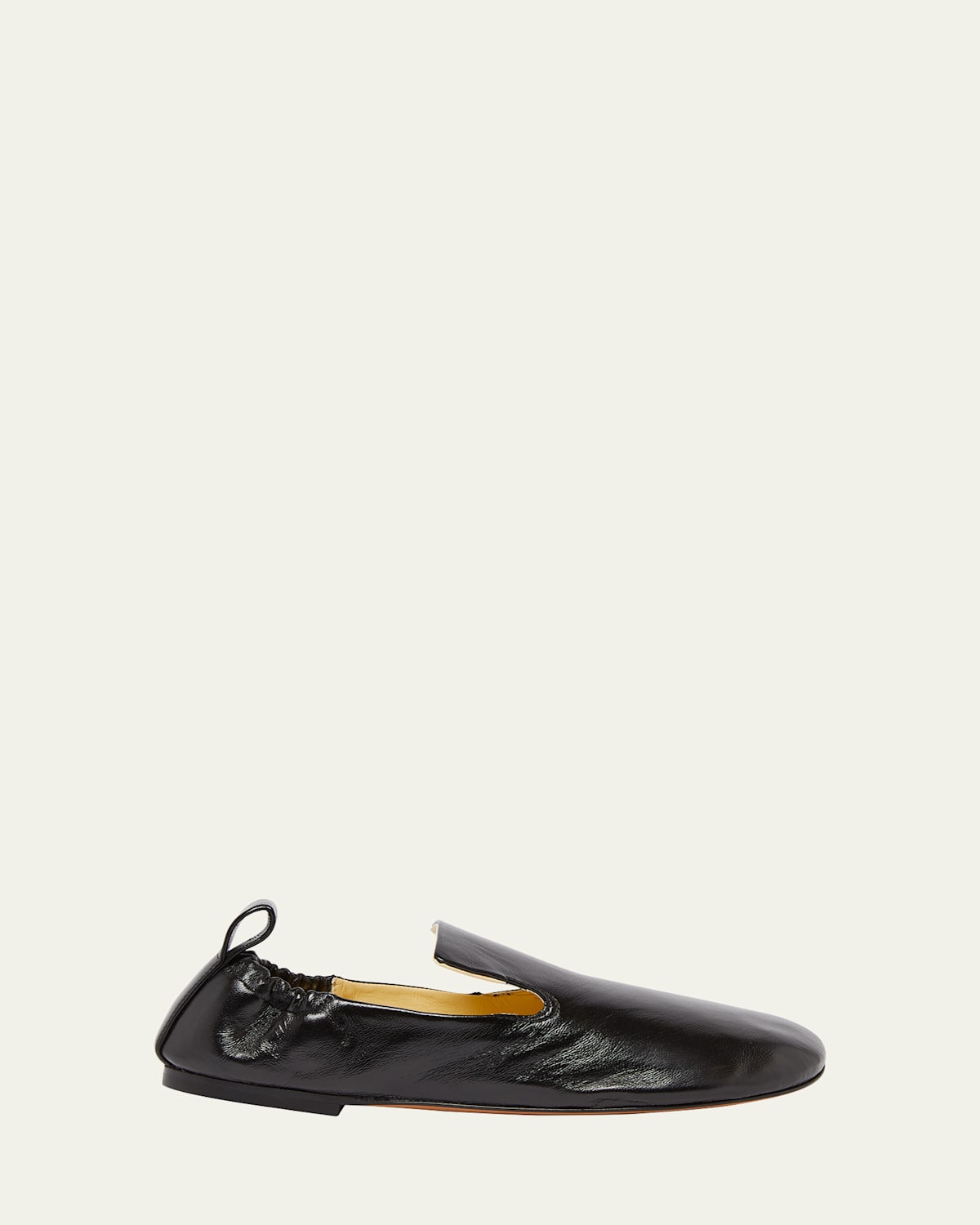 Shop Proenza Schouler Glove Leather Slipper Loafers In Black