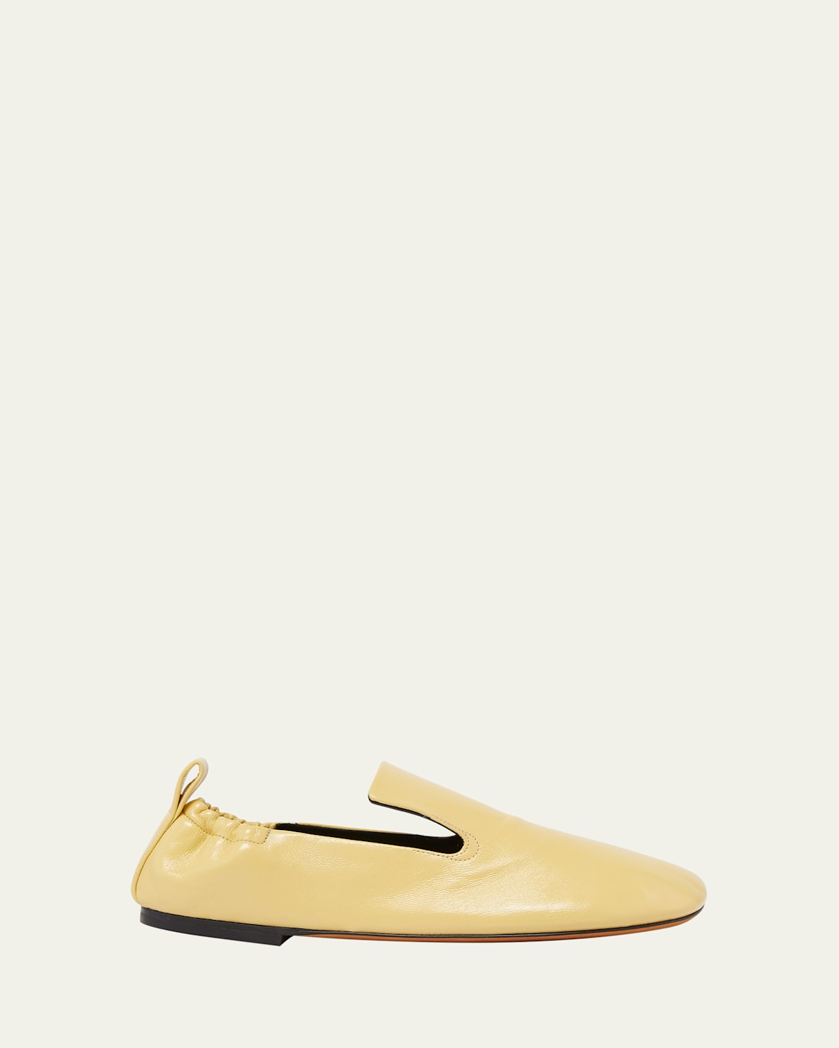 Shop Proenza Schouler Glove Leather Slipper Loafers In Resin