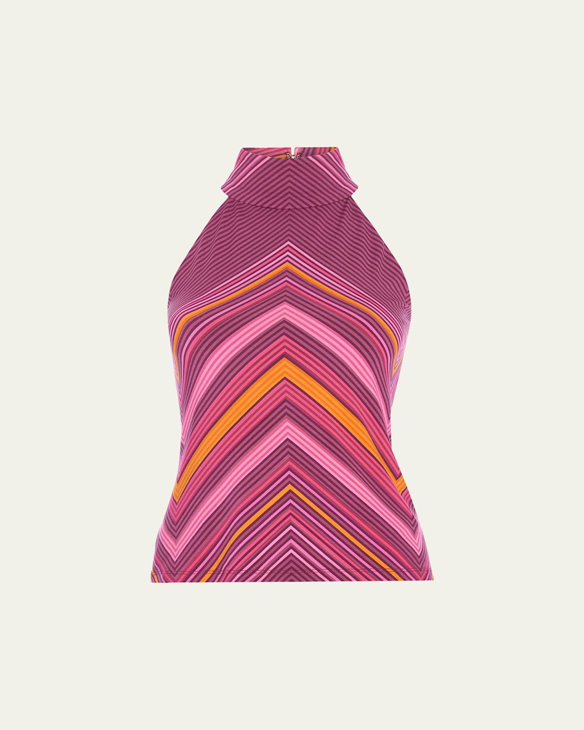 RAMY BROOK JENNA CHEVRON HALTER TOP 