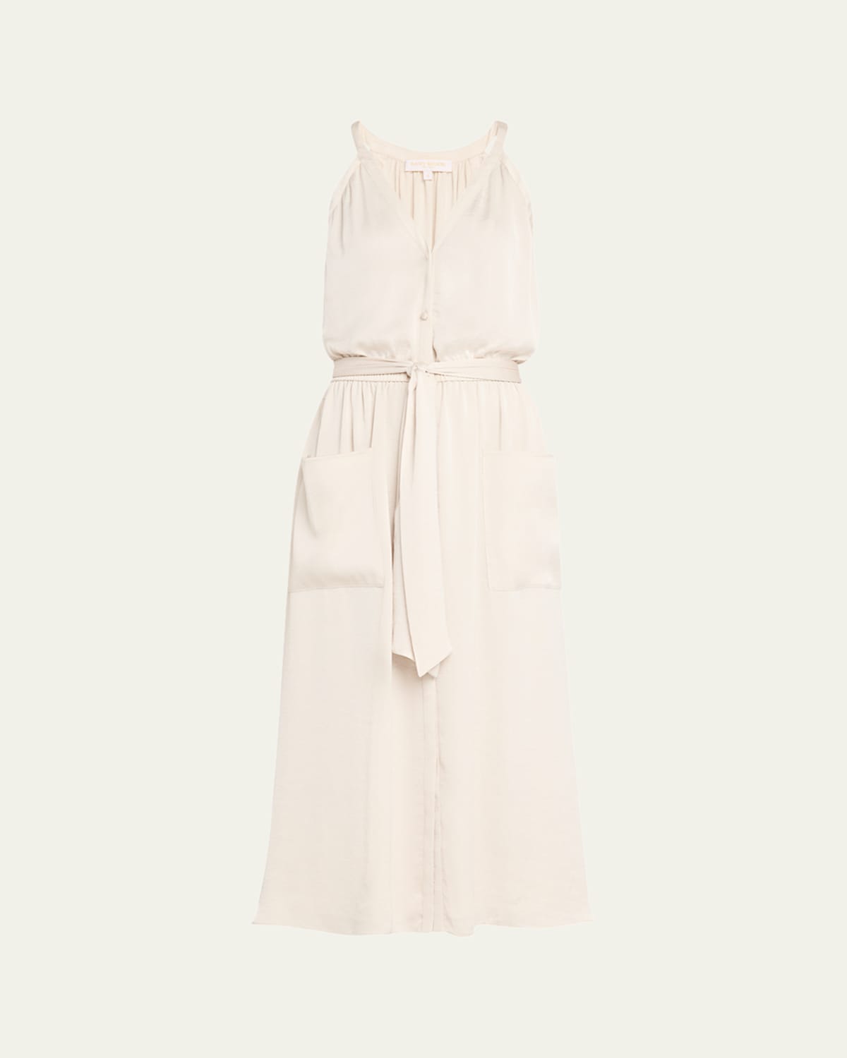 RAMY BROOK AMELIA BELTED MIDI SKIRT 