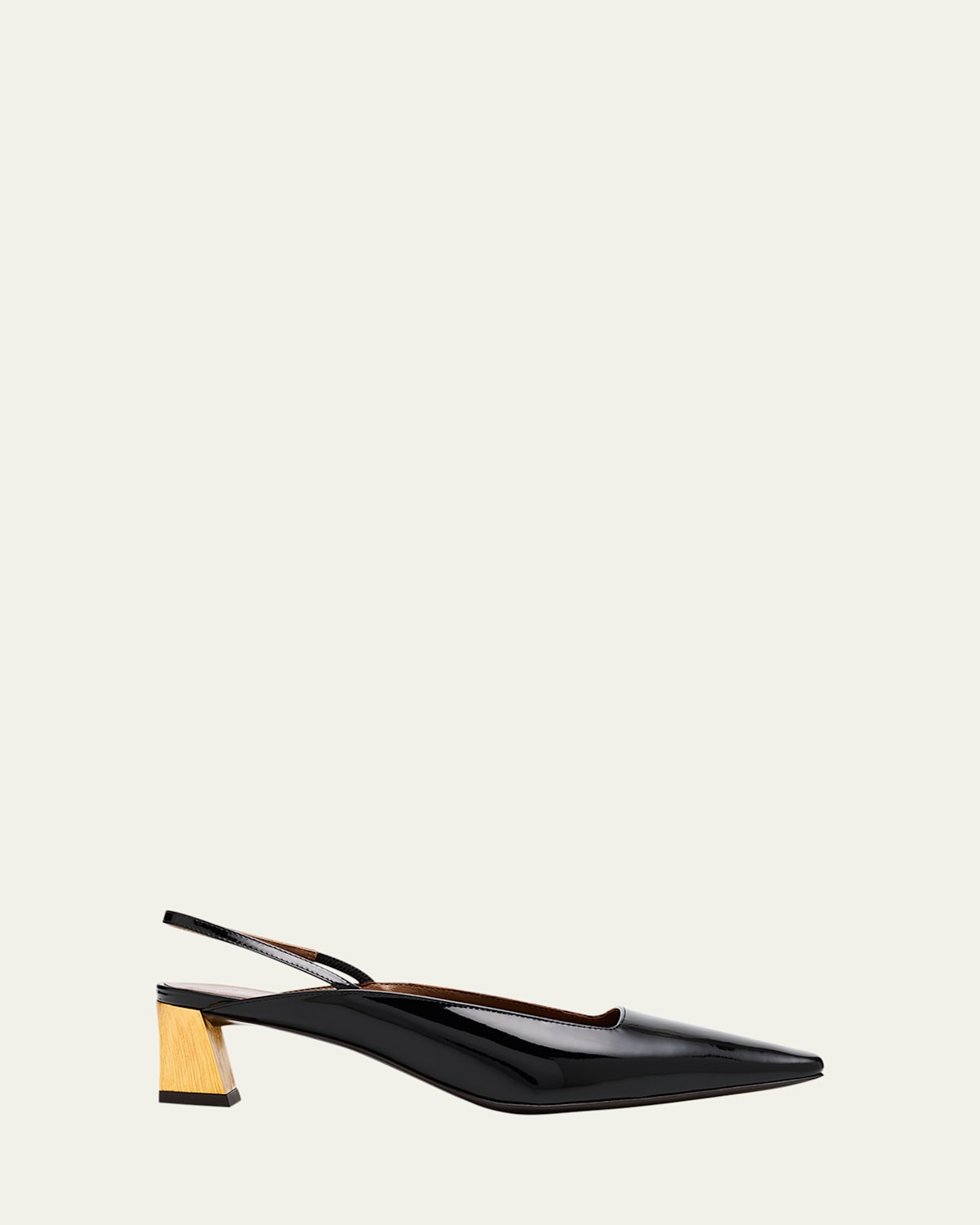 Giuseppe Zanotti Patent Leather Slingback Pumps In Black