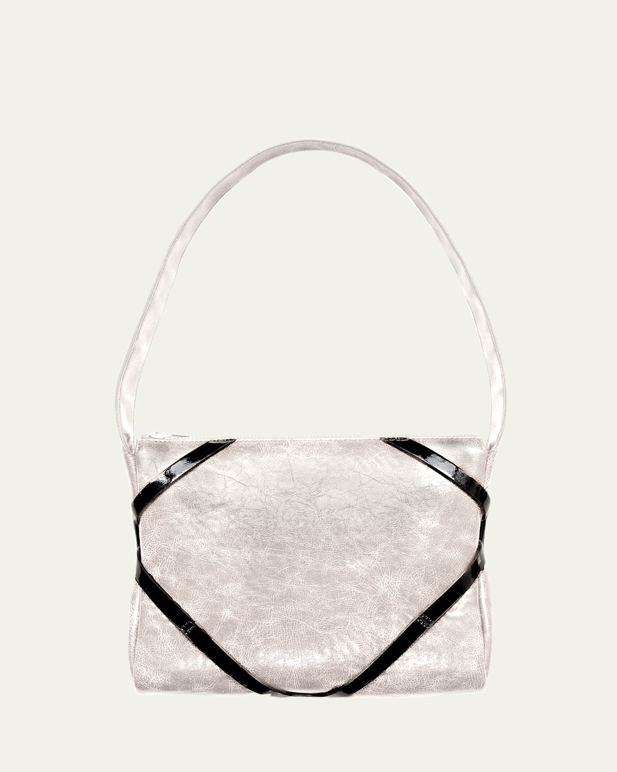 The Pillow Distressed Top-Handle Bag