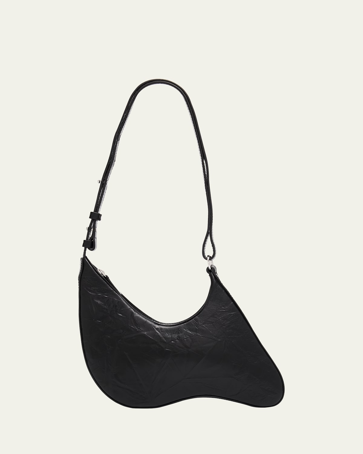 Thing 2 Crinkled Leather Shoulder Bag