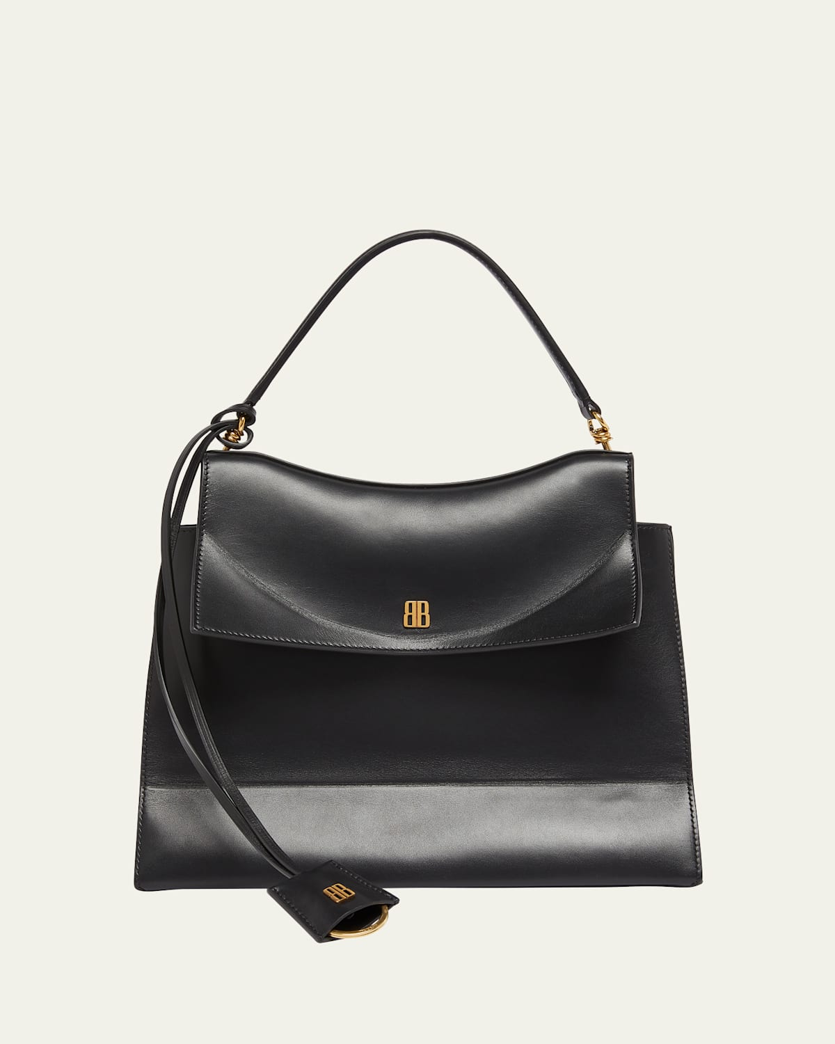 Balenciaga Nano Flap Leather Top-handle Bag