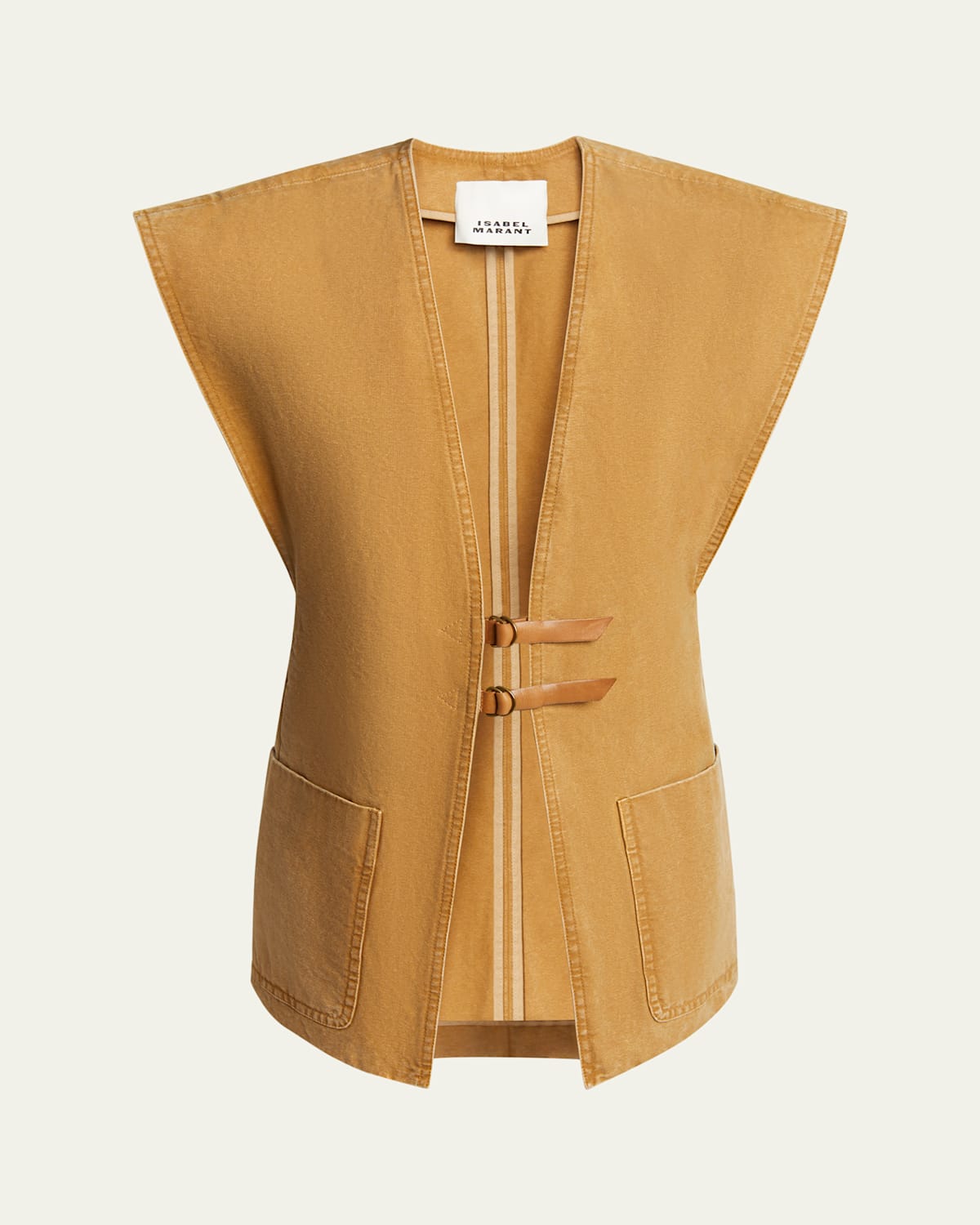 Falila Plunging Cotton Vest