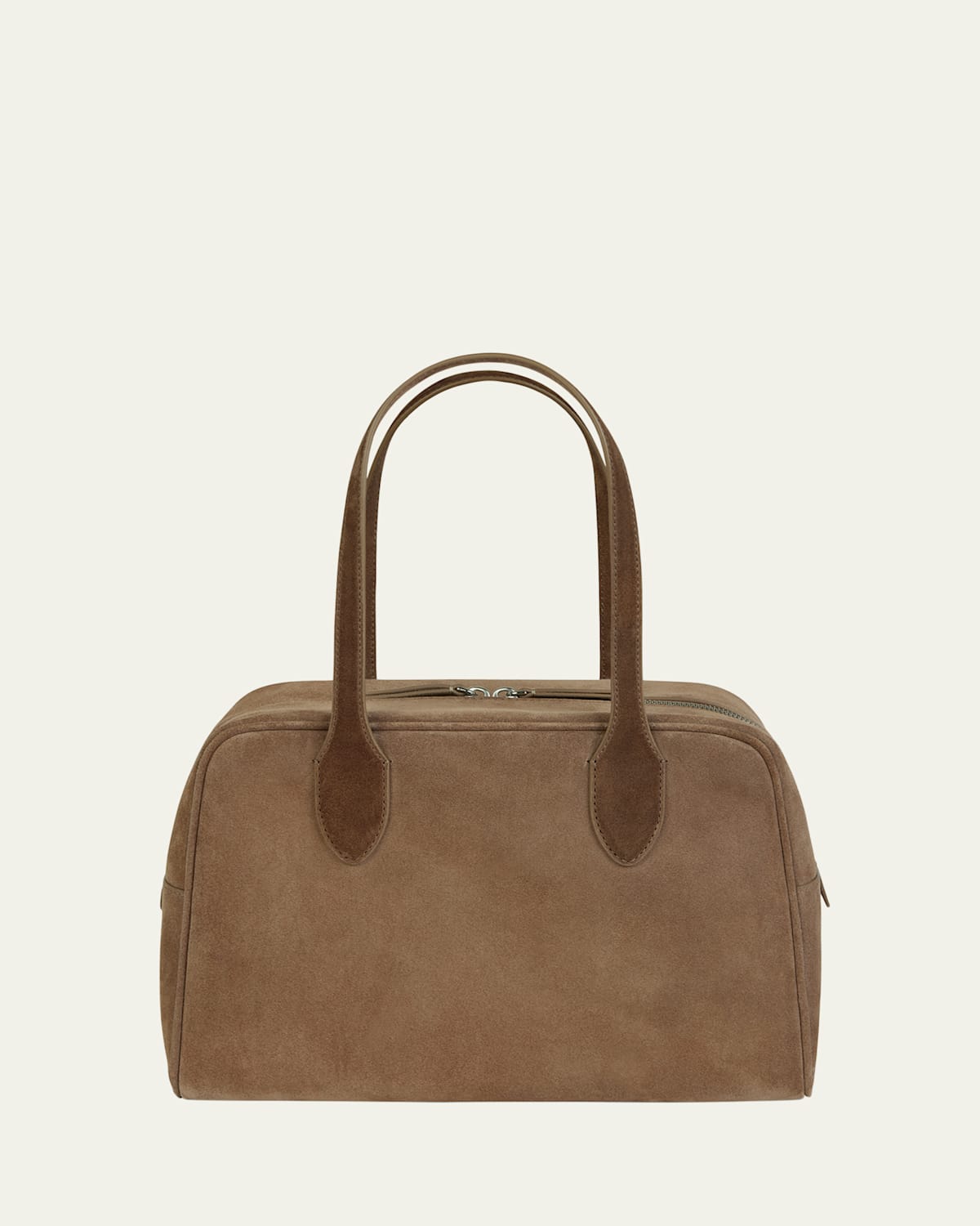 The Avenue Suede Top-Handle Bag
