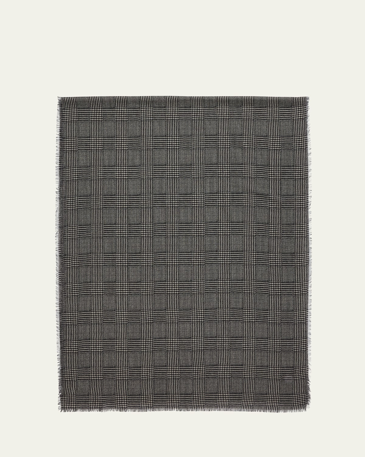 Men's Printed Wool Scarf
