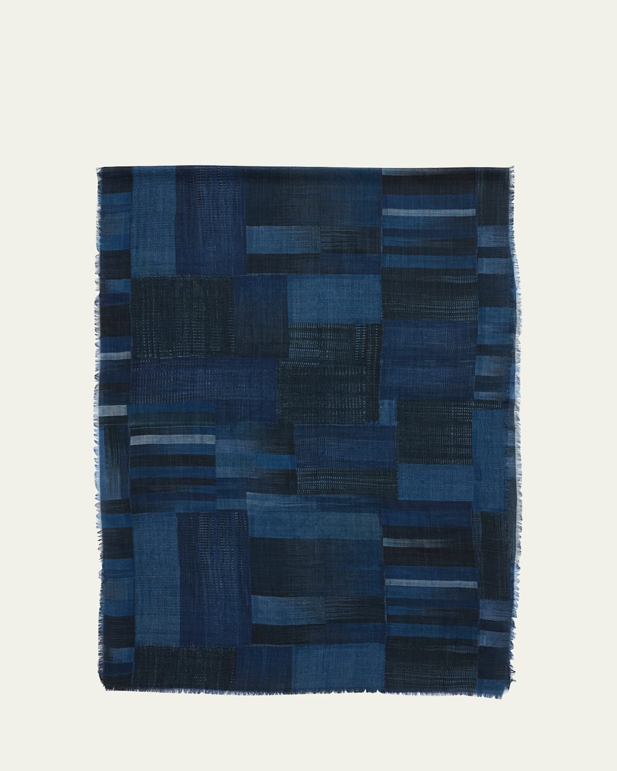 Men's Printed Wool Scarf