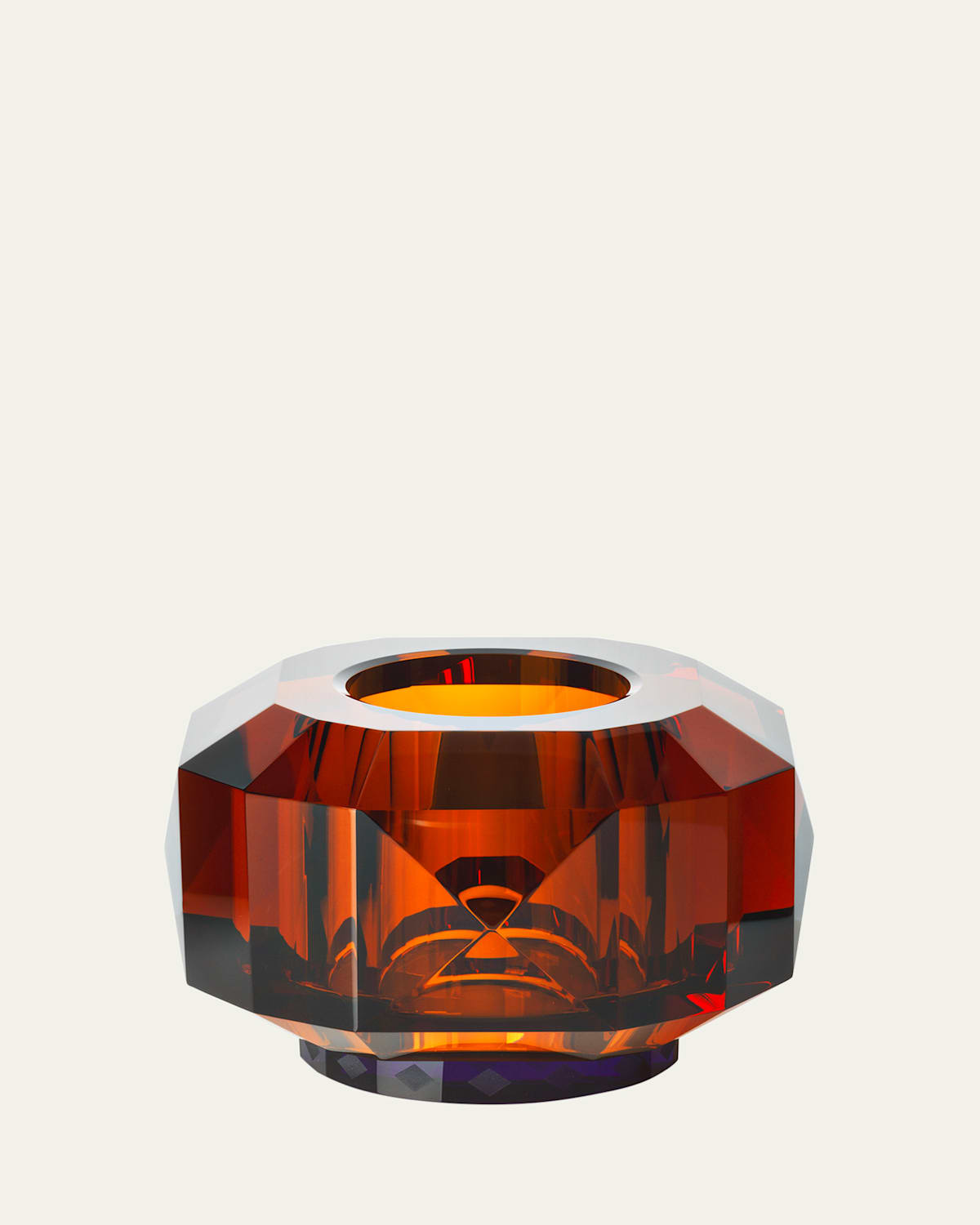 Reflections Copenhagen Texas Supreme Amber Tealight Holder In Amber