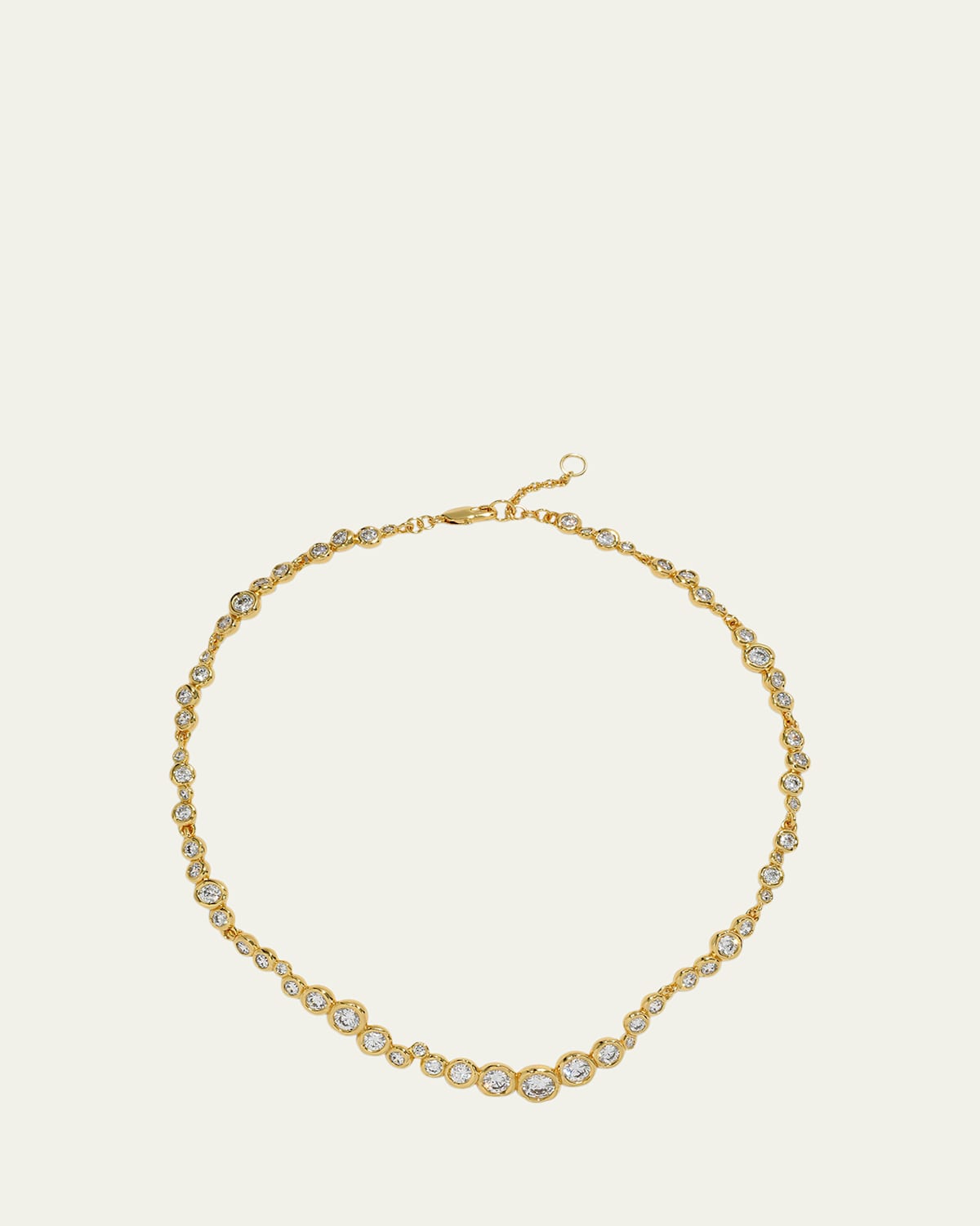Asterales Gold CZ All Around Necklace