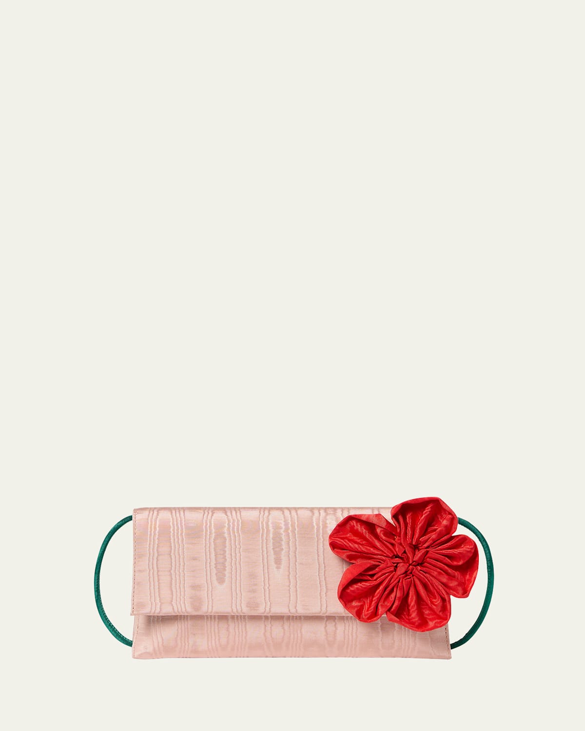 Charlee Flower Flap Clutch Bag