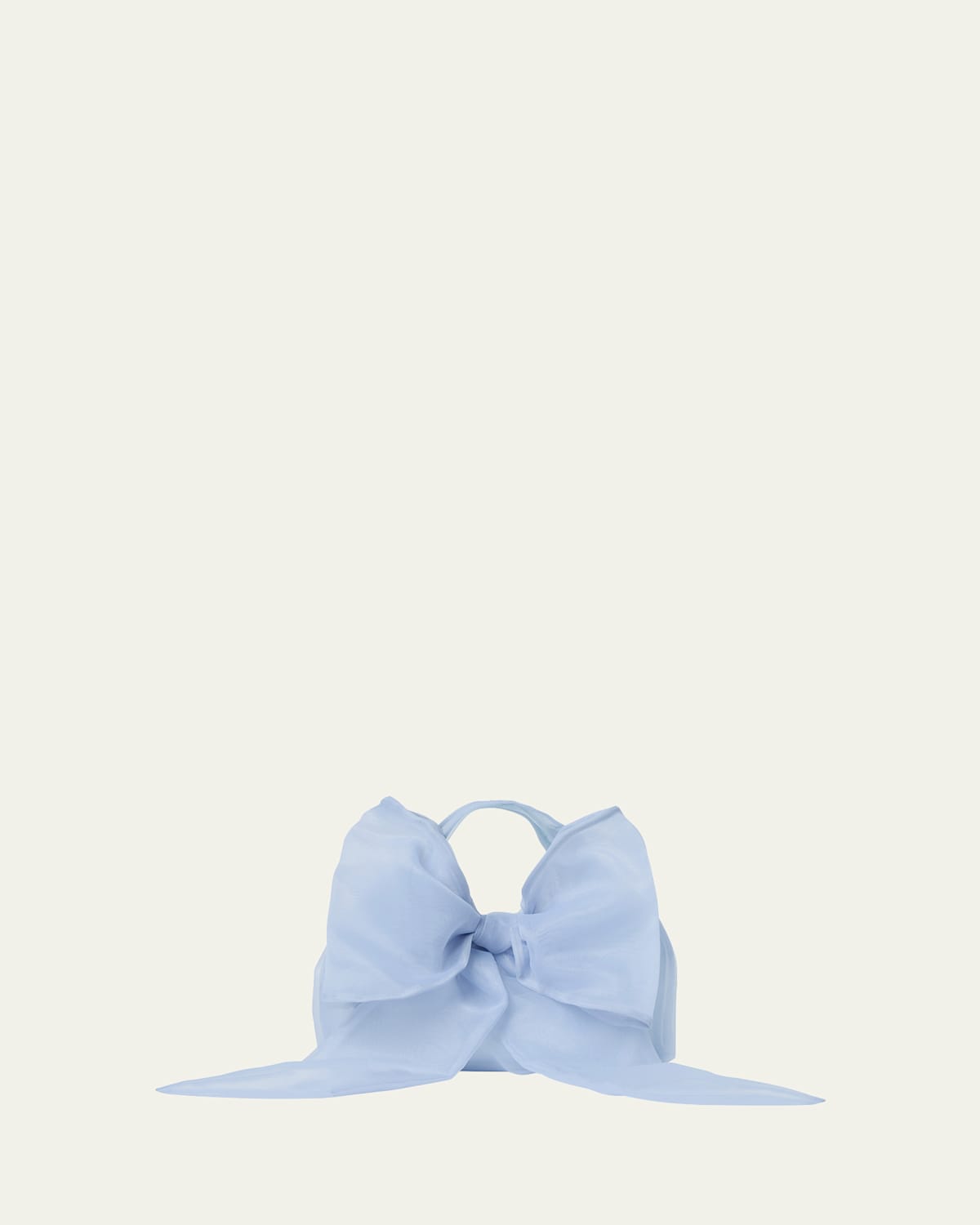 Sheer Bow Clutch Bag