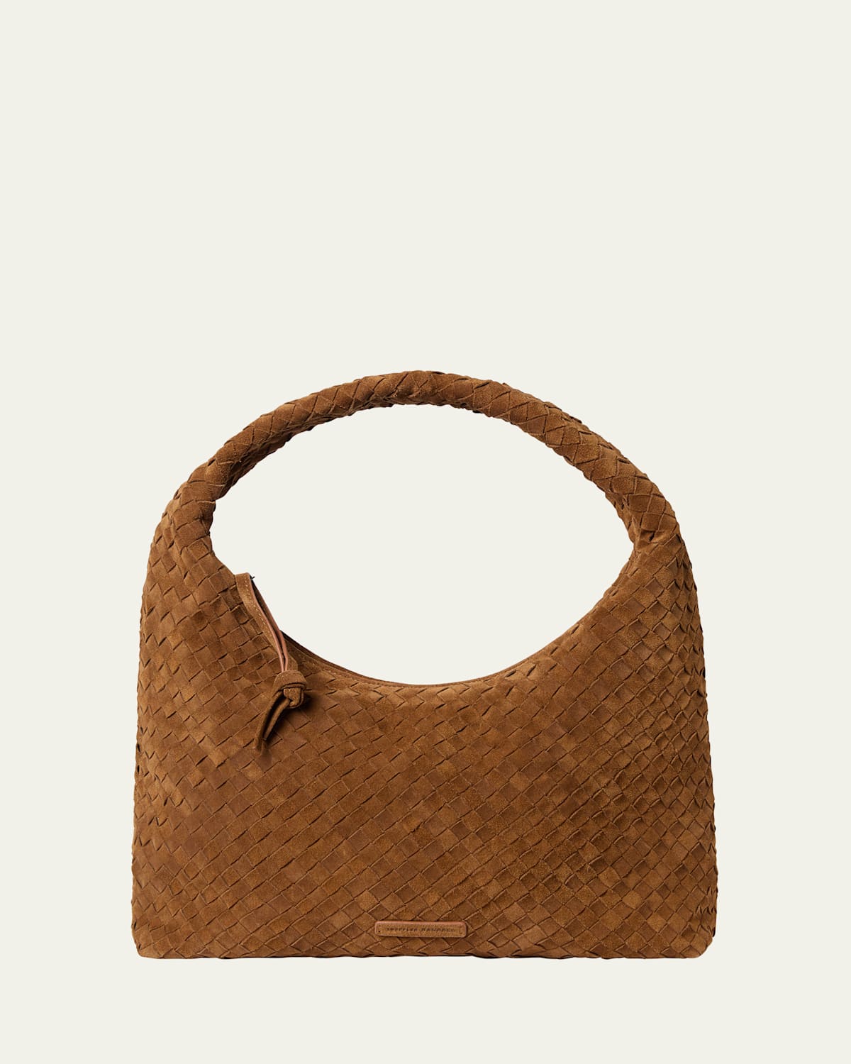 Willow Woven Suede Hobo Bag