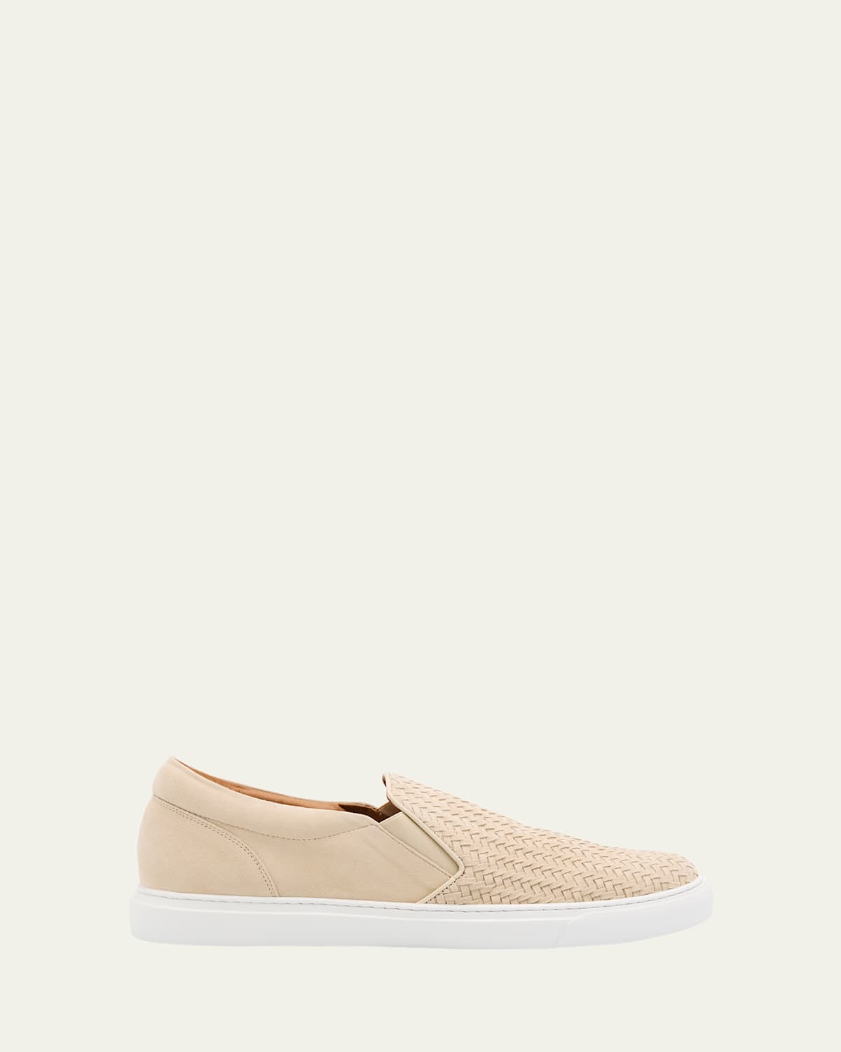 Men's Rex Woven Suede Slip-On Sneakers
