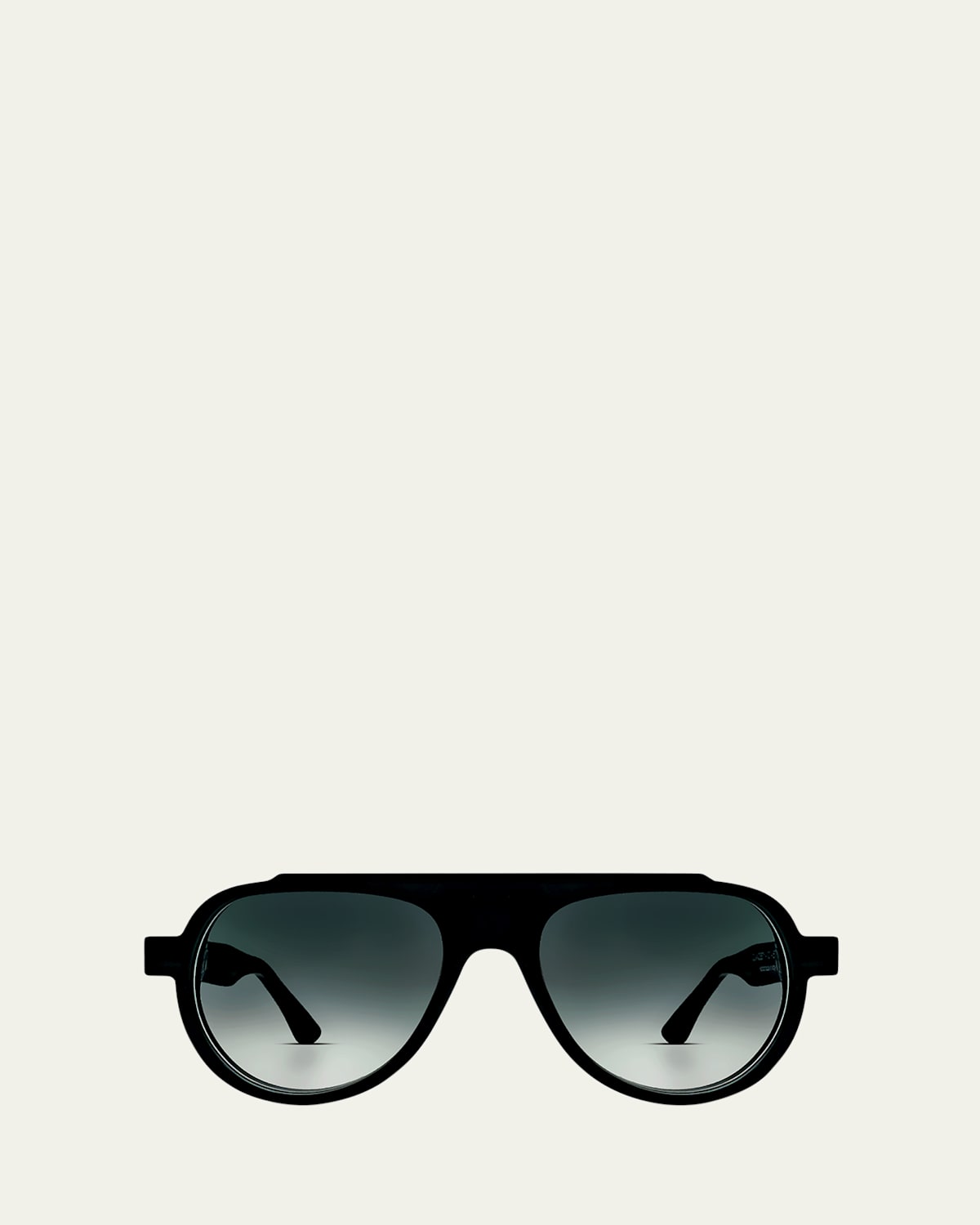 Thierry Lasry Clandesty Acetate Aviator Sunglasses In Black