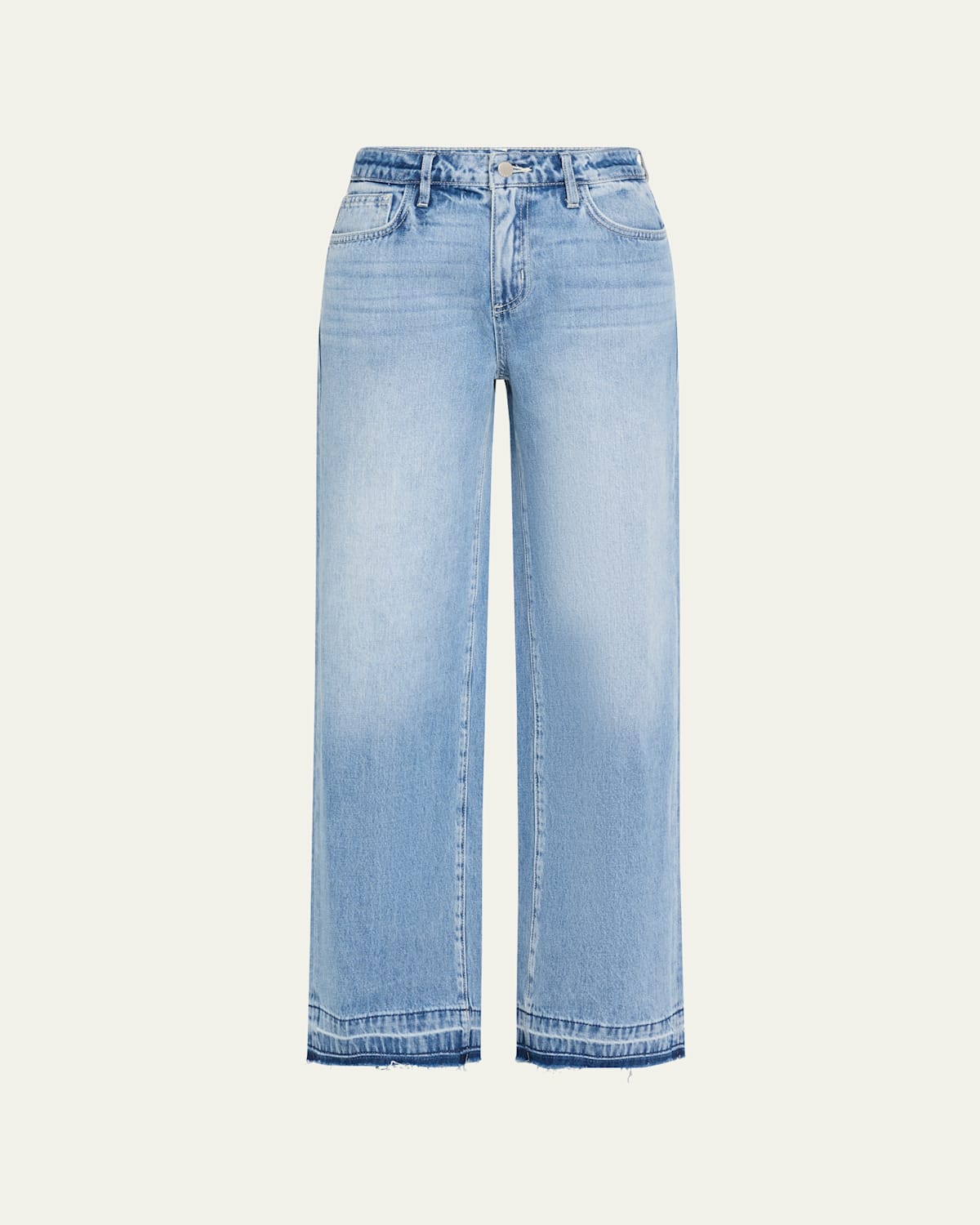 L Agence Scottie High-rise Wide-leg Jeans In Zion