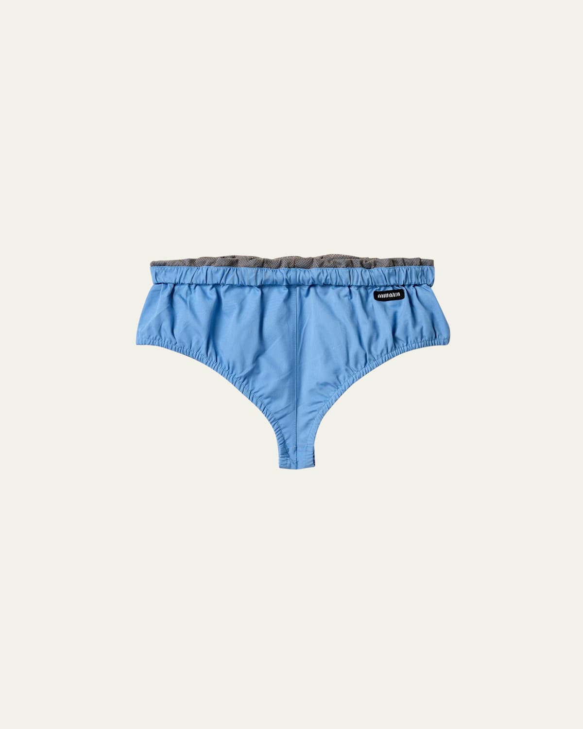 Miu Miu Bubble Bikini Briefs In Blue