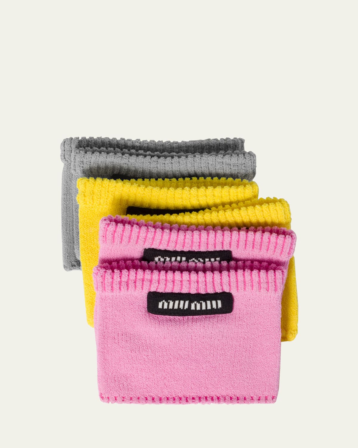 Logo Patch Viscose Socks, Set of 3