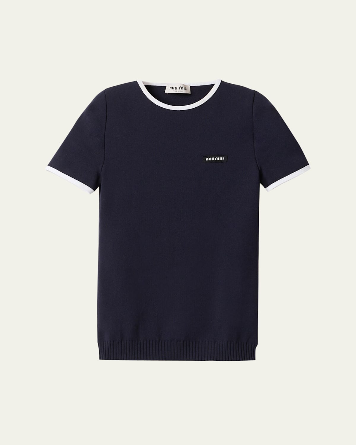 Short-Sleeve Crewneck Top