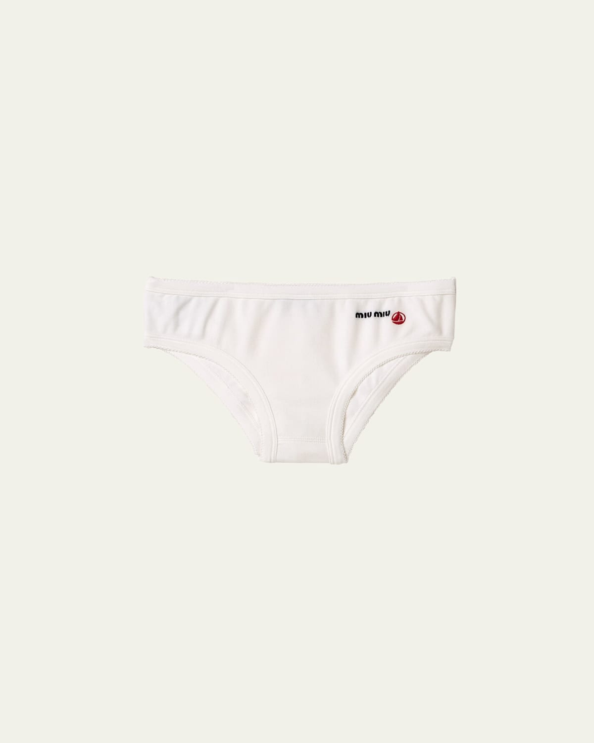 Miu Miu Bikini Briefs In White