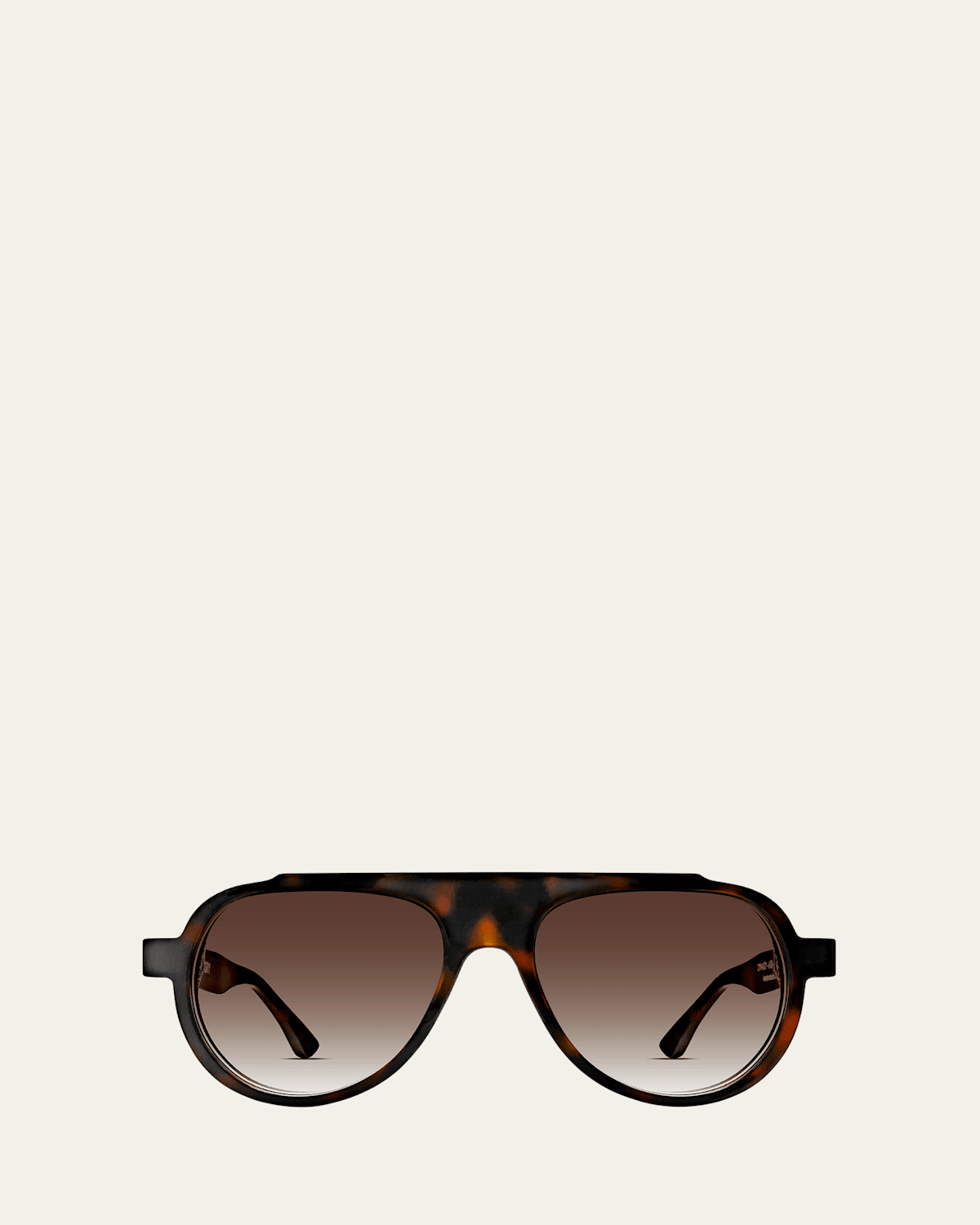 Thierry Lasry Dynasty Acetate Aviator Sunglasses In Brn/brn