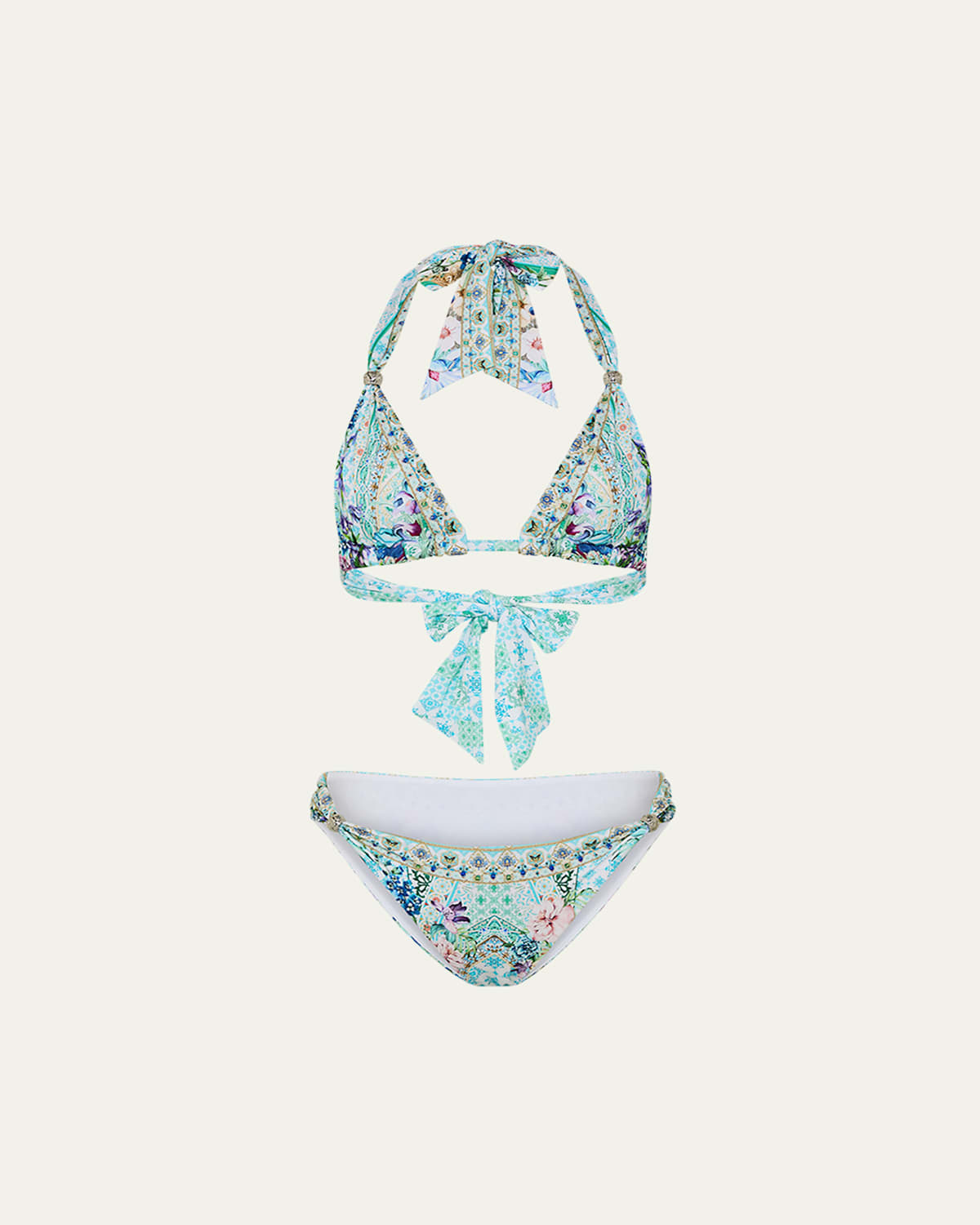 Sunrise in Sintra Soft Tie Two-Piece Bikini Set