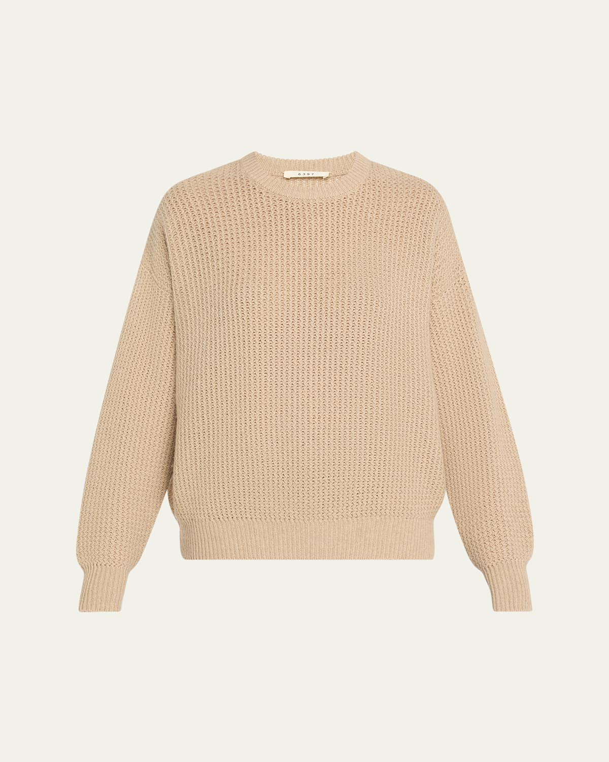 Military Mesh Crewneck Sweater