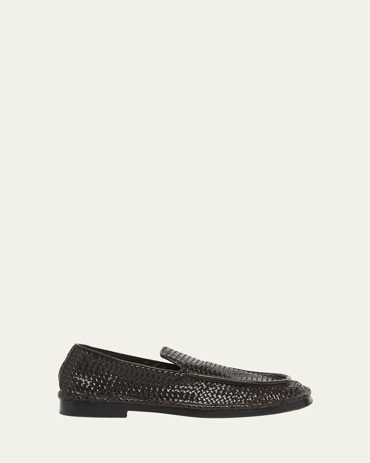 Bottega Veneta Daddy Intrecciato Leather Loafer In Fondant