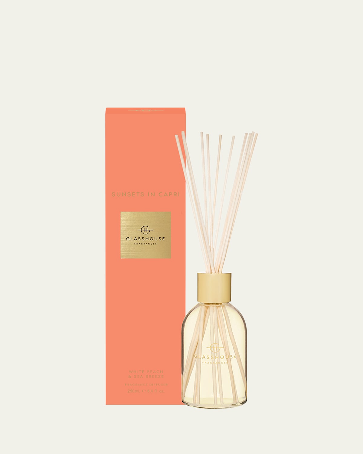 Glasshouse Fragrances Sunsets In Capri Fragrance Diffuser, 8.4 Oz.