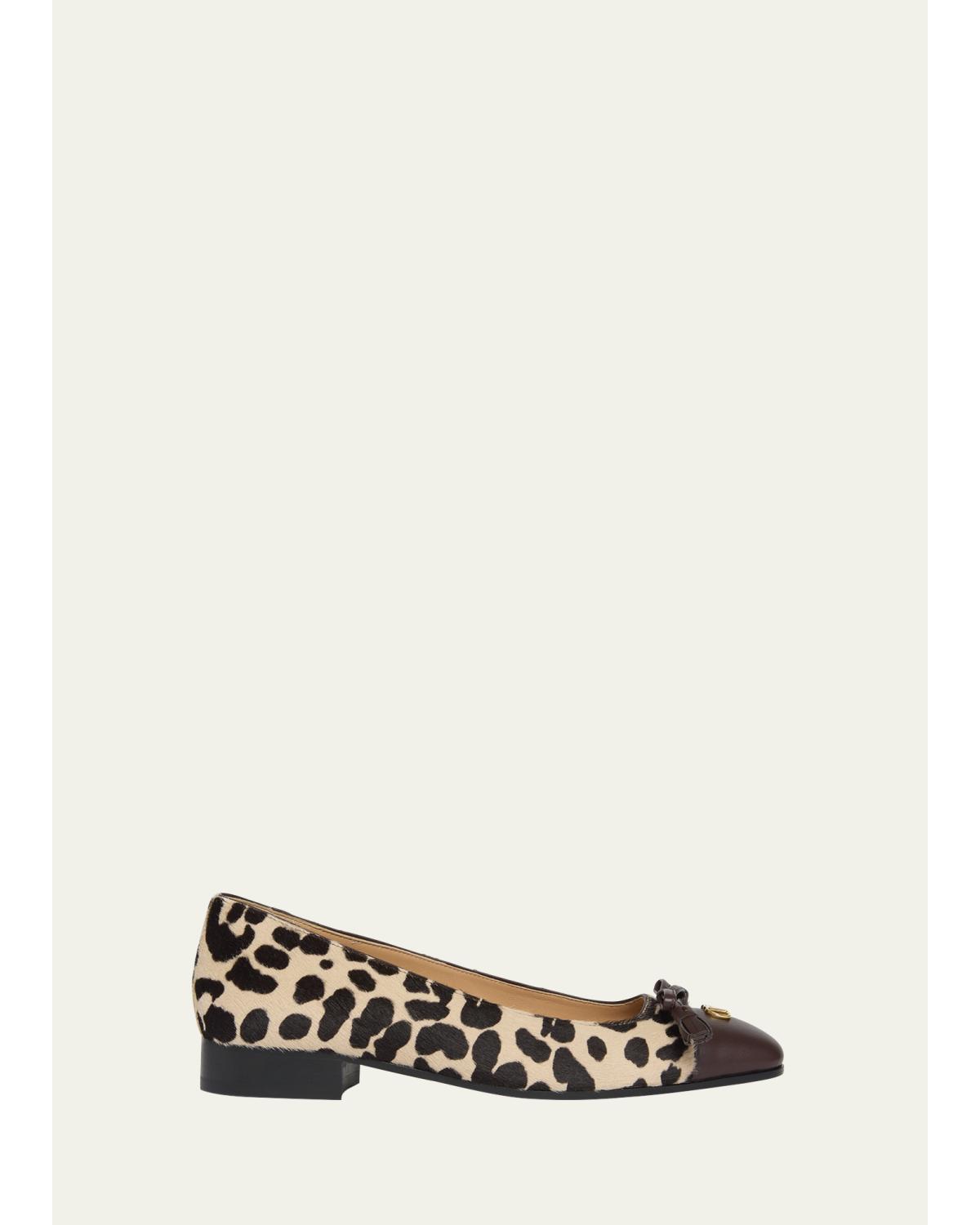 VLogo Valet Du Roi Pony Hair Ballerina Flats