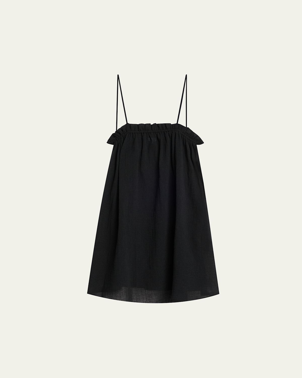 Maradona Ruffle Cotton Gauze Chemise