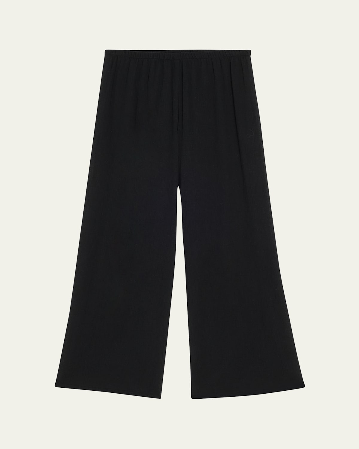 Cavani Wide-Leg Cotton Gauze Pants